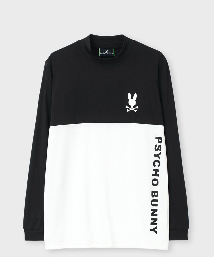 ほぼ新品】サイコバニー ストレッチ長袖モックネックシャツ XL