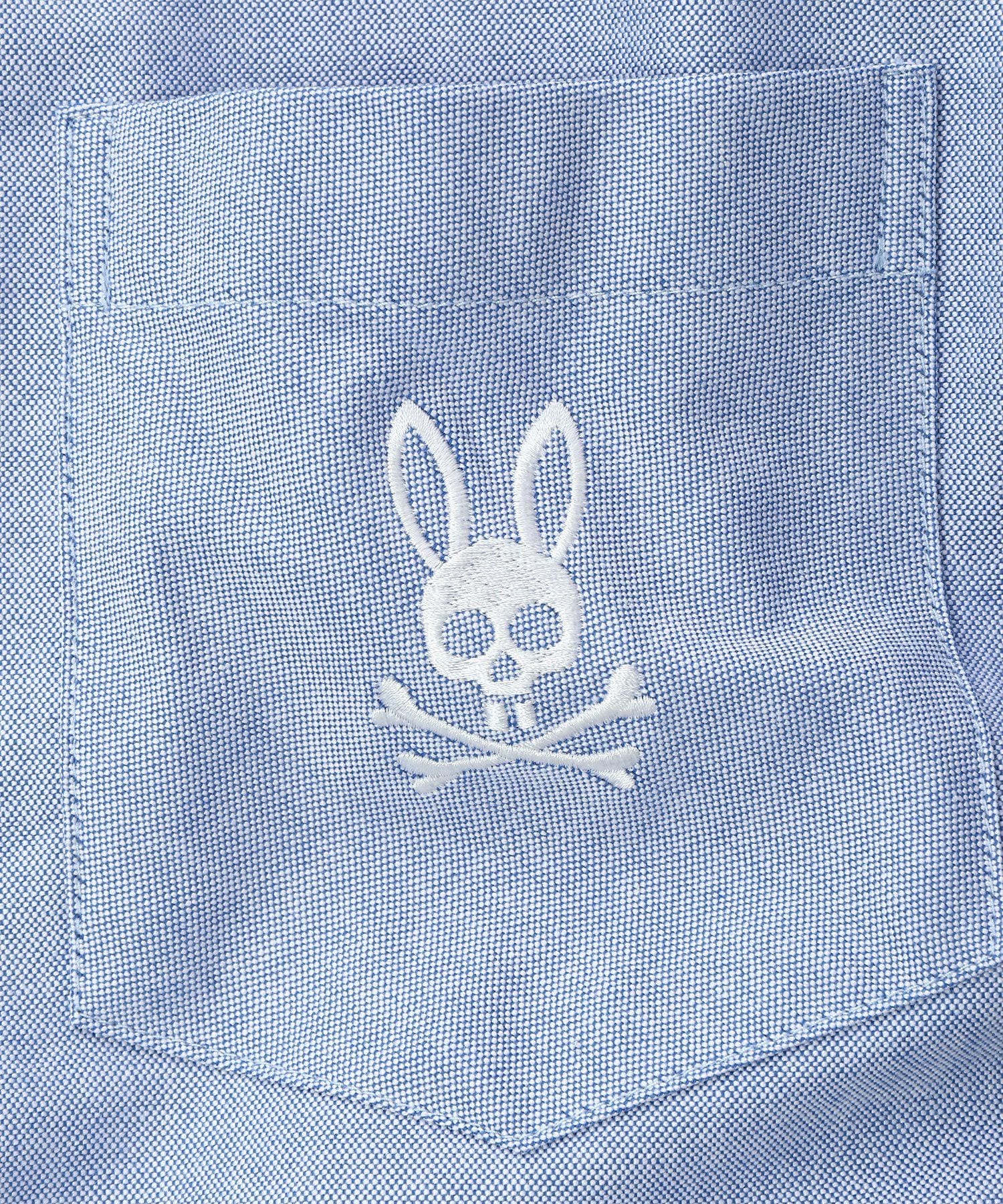 スリーブライン ナンバリング オックスシャツ｜Psycho Bunny