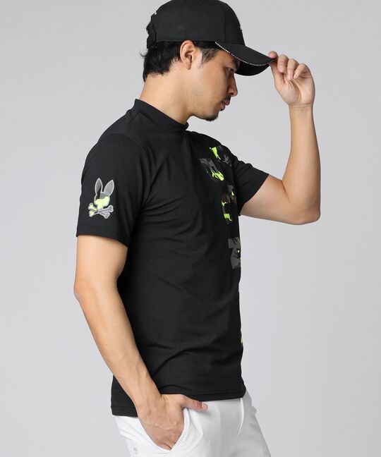[GOLF]Primeflex カモバニーロゴ モックネックTシャツ