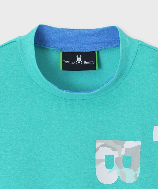 [GOLF]Primeflex カモバニーロゴ モックネックTシャツ