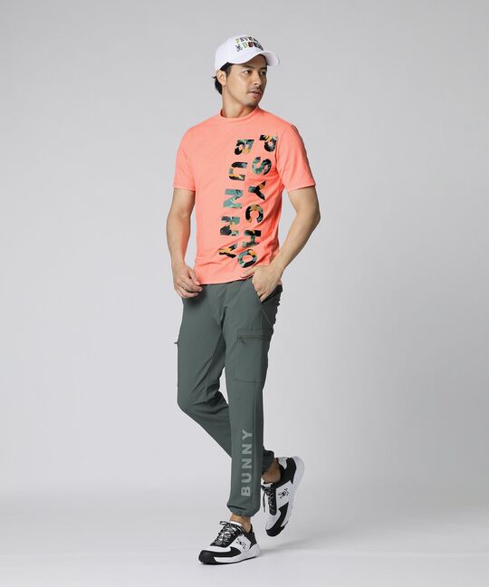 [GOLF]Primeflex カモバニーロゴ モックネックTシャツ