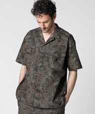 [LIBERTY] ボタニカルプリント リラックスシルエット シャツ