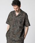 [LIBERTY] ボタニカルプリント リラックスシルエット シャツ