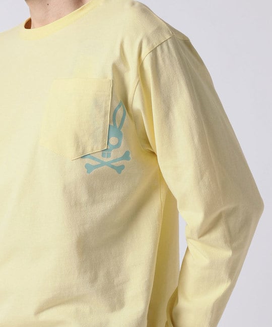 ワンポイントプリント ポケット ロンTEE
