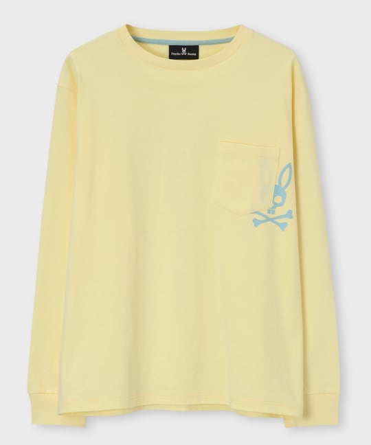 ワンポイントプリント ポケット ロンTEE