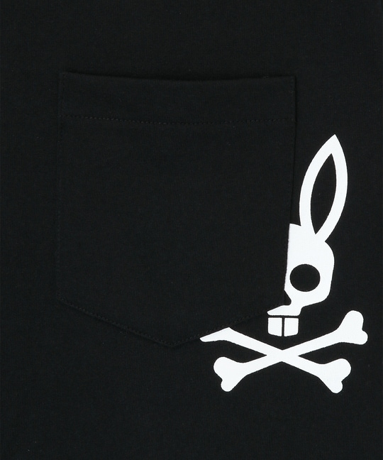 ワンポイントプリント ポケット ロンTEE