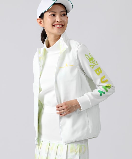 [GOLF][WOMEN]ドットプリント リバーシブル ベスト