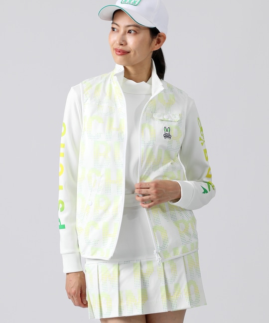 [GOLF][WOMEN]ドットプリント リバーシブル ベスト