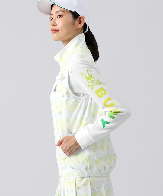 [GOLF][WOMEN]ドットプリント リバーシブル ベスト