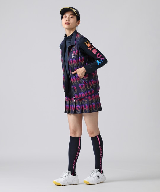 [GOLF][WOMEN]ドットプリント リバーシブル ベスト