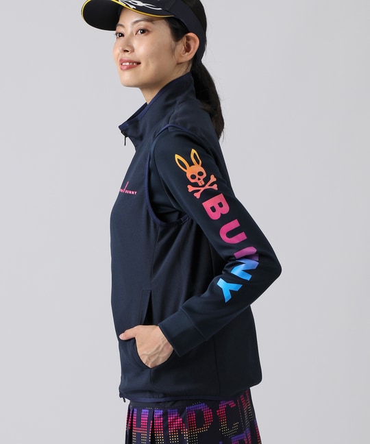 [GOLF][WOMEN]ドットプリント リバーシブル ベスト