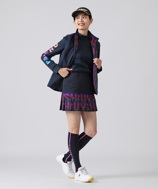 [GOLF][WOMEN]ドットプリント リバーシブル ベスト