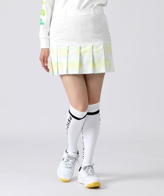 [GOLF][WOMEN] ドットプリント プリーツスカート