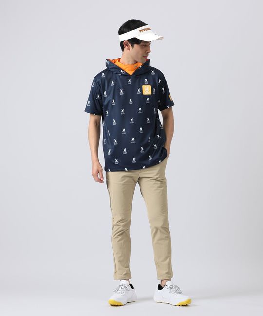 [GOLF] ロゴパターン 半袖フーディ