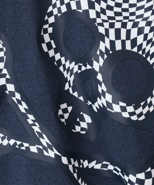 [GOLF] WAVY CHECK ビッグロゴ 半袖 ポロシャツ
