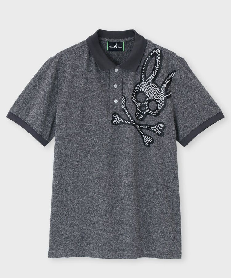 GOLF] WAVY CHECK ビッグロゴ 半袖 ポロシャツ｜Psycho Bunny