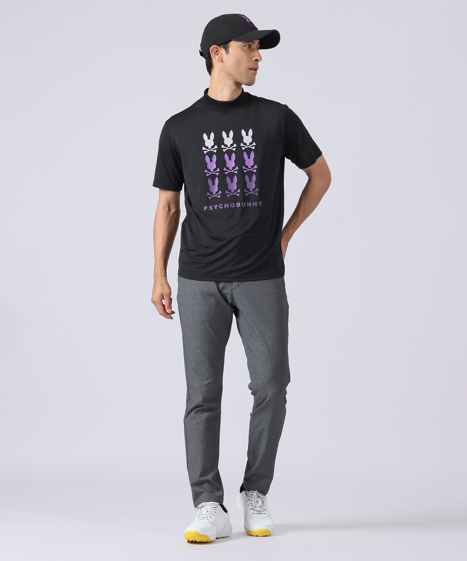 GOLF]BARKER リラックスフィットモックネック Tシャツ｜Psycho
