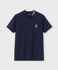 [GOLF][WOMEN]ラバーロゴ 半袖モックネックTシャツ