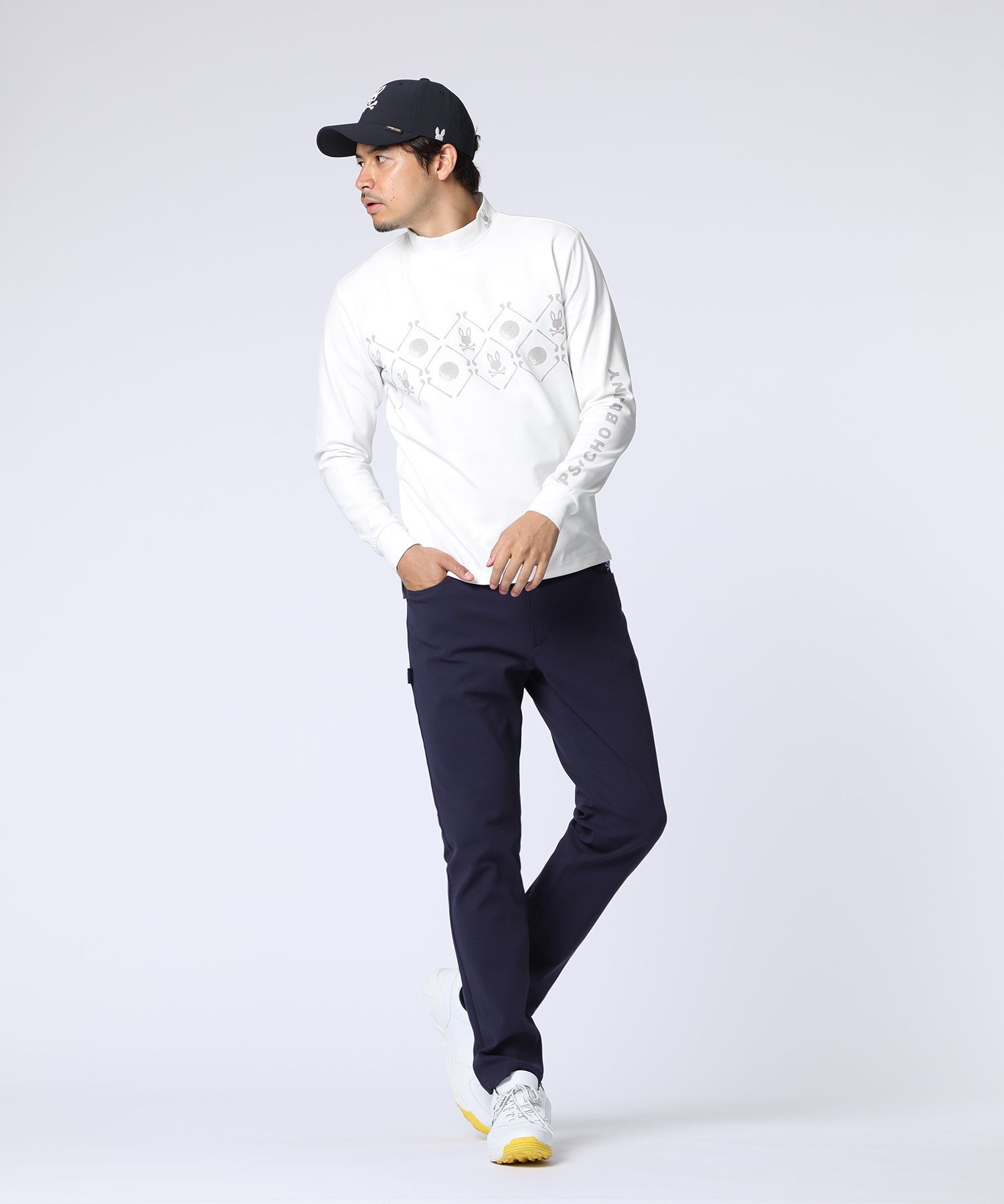 PSYCHO BUNNY ゴルフパンツ　ネイビー GOLF]コンフォートフィット ストレッチパンツ｜Psycho Bunny