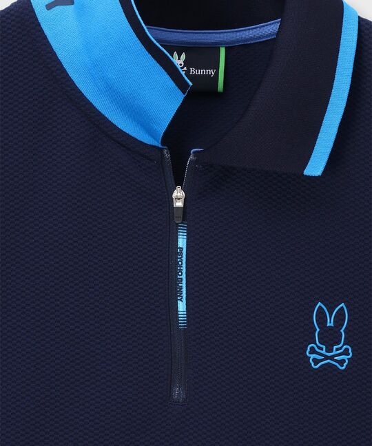 [GOLF]ドライタッチジップポロシャツ