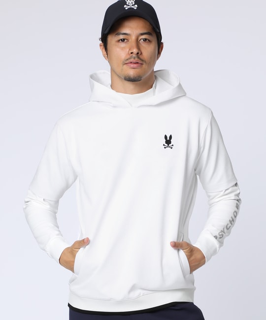 [GOLF]フォントロゴ総柄ジャガード半袖フーディ