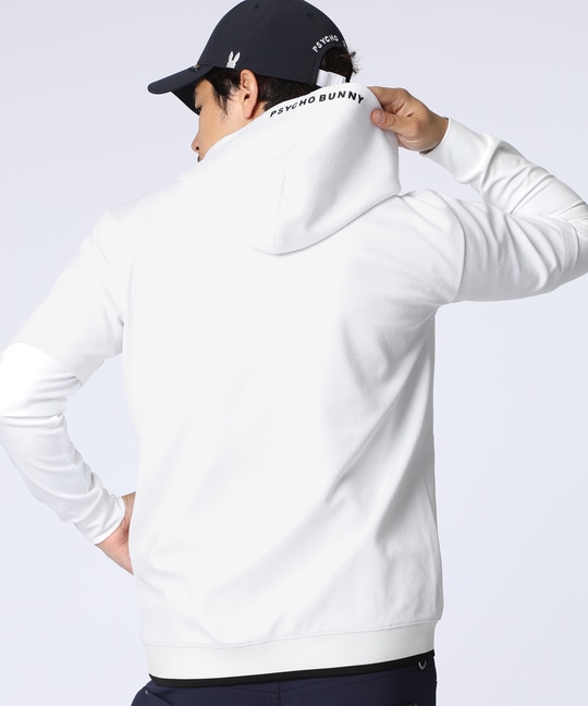 [GOLF]フォントロゴ総柄ジャガード半袖フーディ