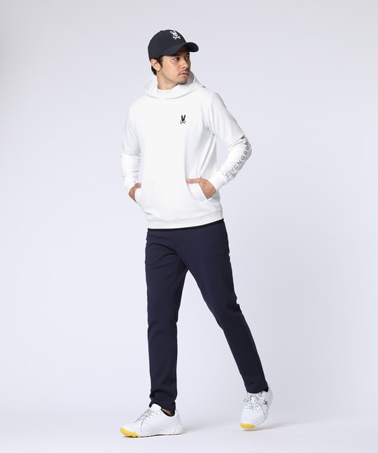 [GOLF]フォントロゴ総柄ジャガード半袖フーディ