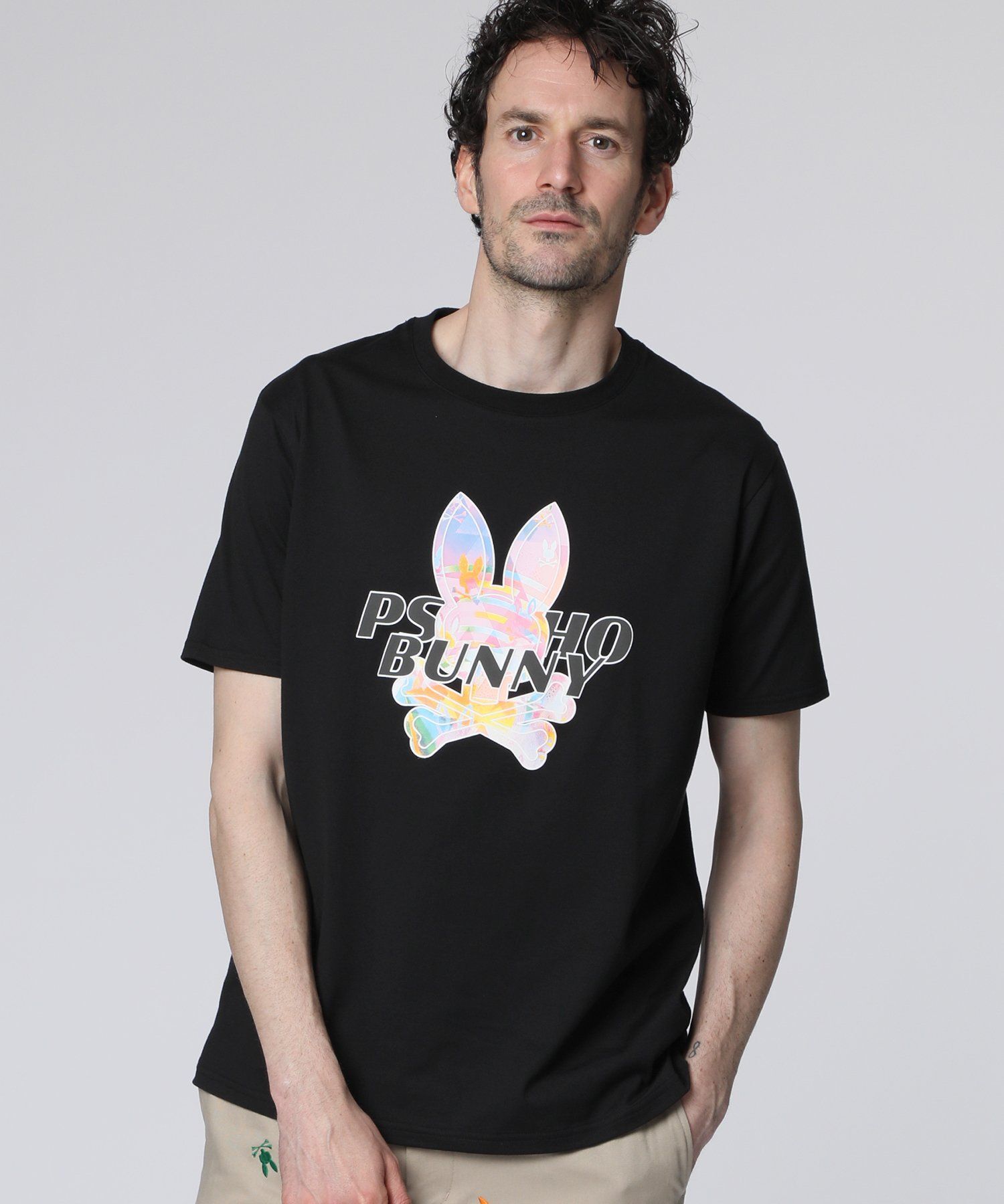 Psycho Bunny☆ハワイ限定☆サイコーバニー Tシャツ Psycho Bunny サイコバニー Tシャツ ブラック 半袖 ハワイ