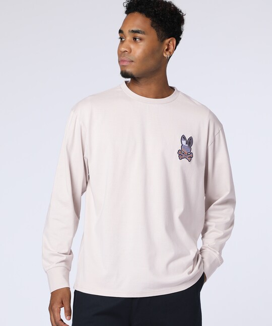 ロングスリーブモザイクステッチバニーTシャツ