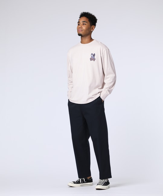 ロングスリーブモザイクステッチバニーTシャツ