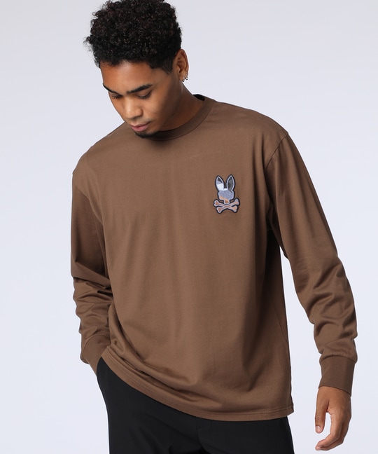 ロングスリーブモザイクステッチバニーTシャツ