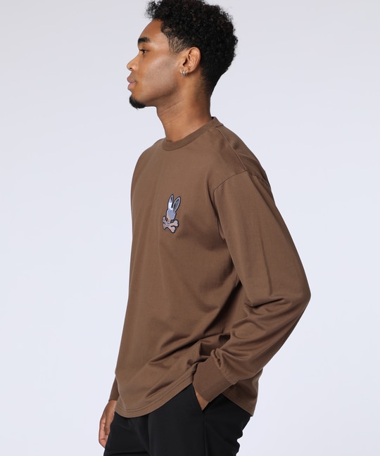 ロングスリーブモザイクステッチバニーTシャツ