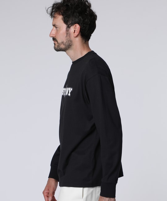 ロングスリーブセンターブロックロゴTシャツ