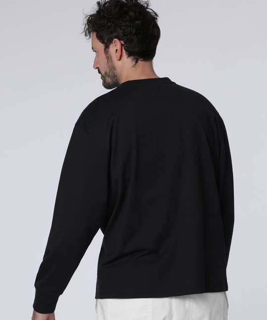 ロングスリーブセンターブロックロゴTシャツ
