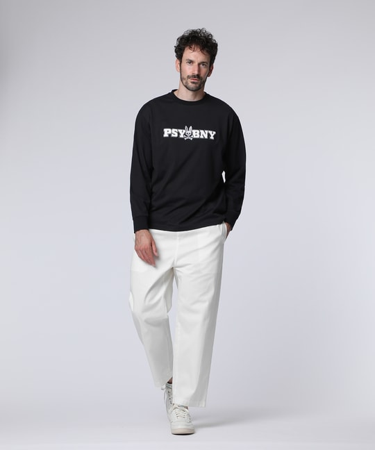 ロングスリーブセンターブロックロゴTシャツ