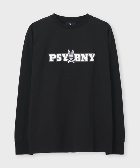 ロングスリーブセンターブロックロゴTシャツ