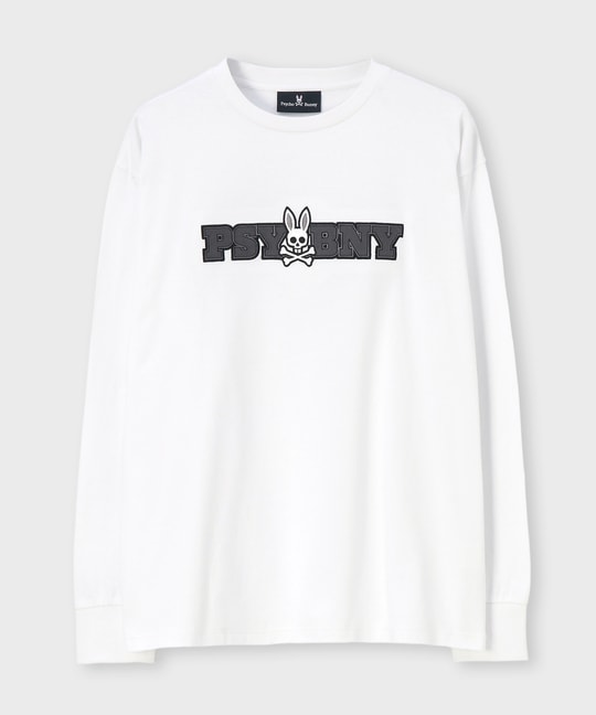 ロングスリーブセンターブロックロゴTシャツ