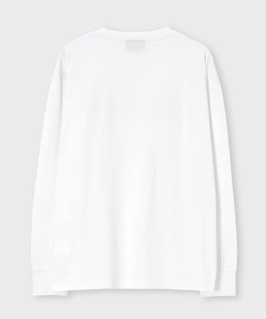ロングスリーブセンターブロックロゴTシャツ