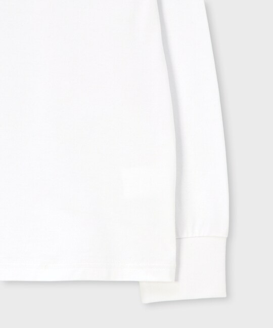 ロングスリーブセンターブロックロゴTシャツ