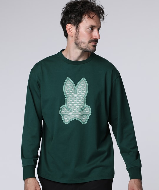 ロングスリーブ ラバーマイクロバニーロゴTシャツ