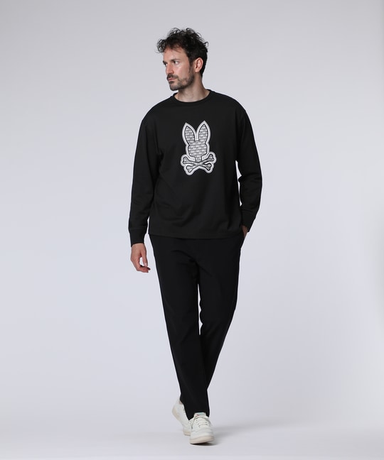 ロングスリーブ ラバーマイクロバニーロゴTシャツ