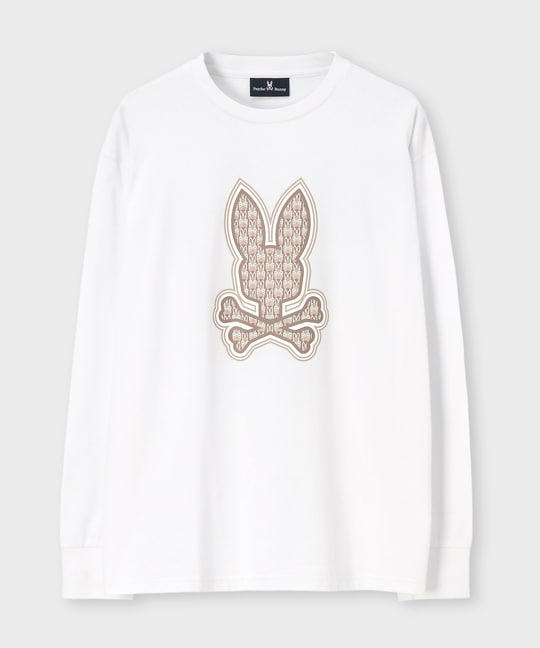 ロングスリーブ ラバーマイクロバニーロゴTシャツ