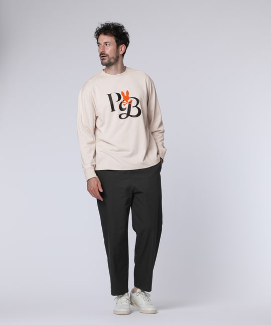 ロングスリーブ クロスオーバーロゴTシャツ
