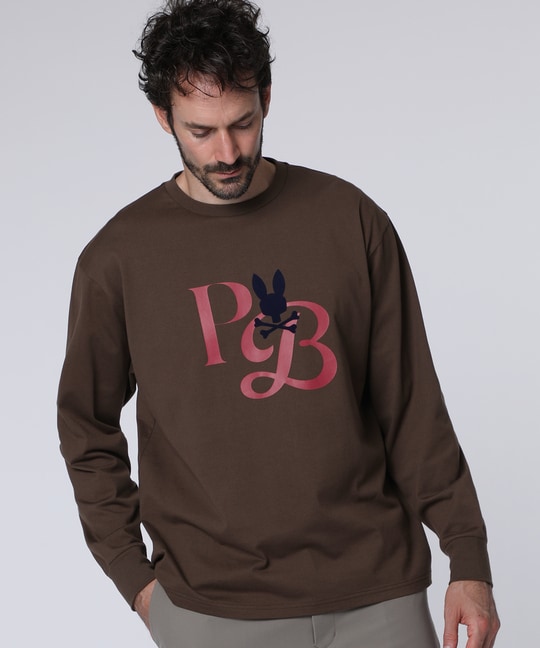 ロングスリーブ クロスオーバーロゴTシャツ