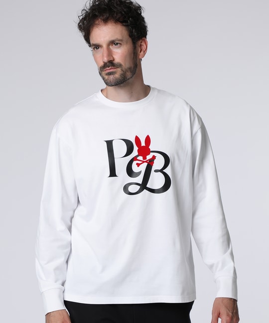 ロングスリーブ クロスオーバーロゴTシャツ