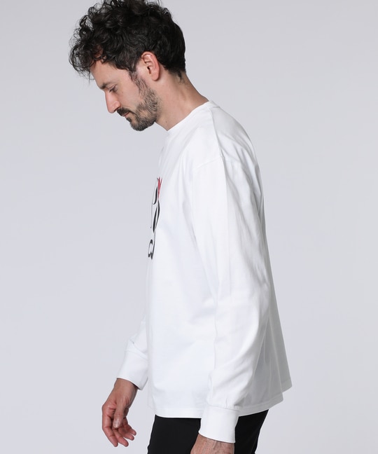 ロングスリーブ クロスオーバーロゴTシャツ