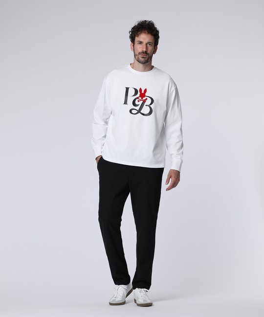 ロングスリーブ クロスオーバーロゴTシャツ