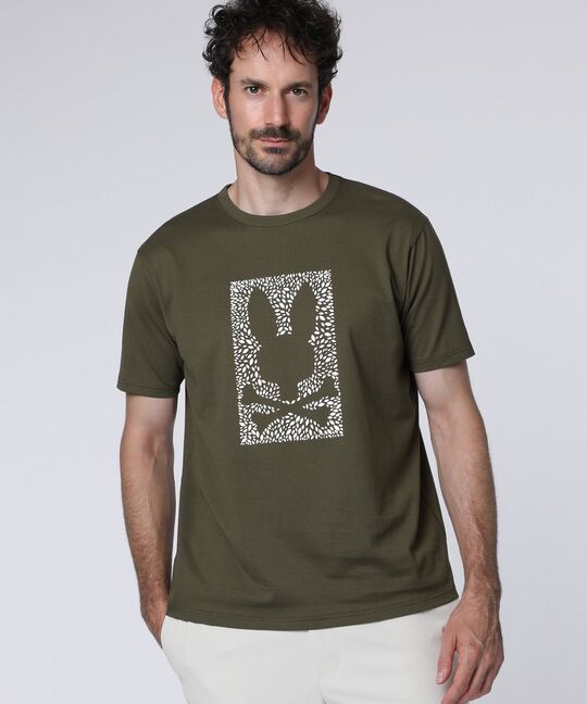 テクスチャーシルエットバニー Tシャツ