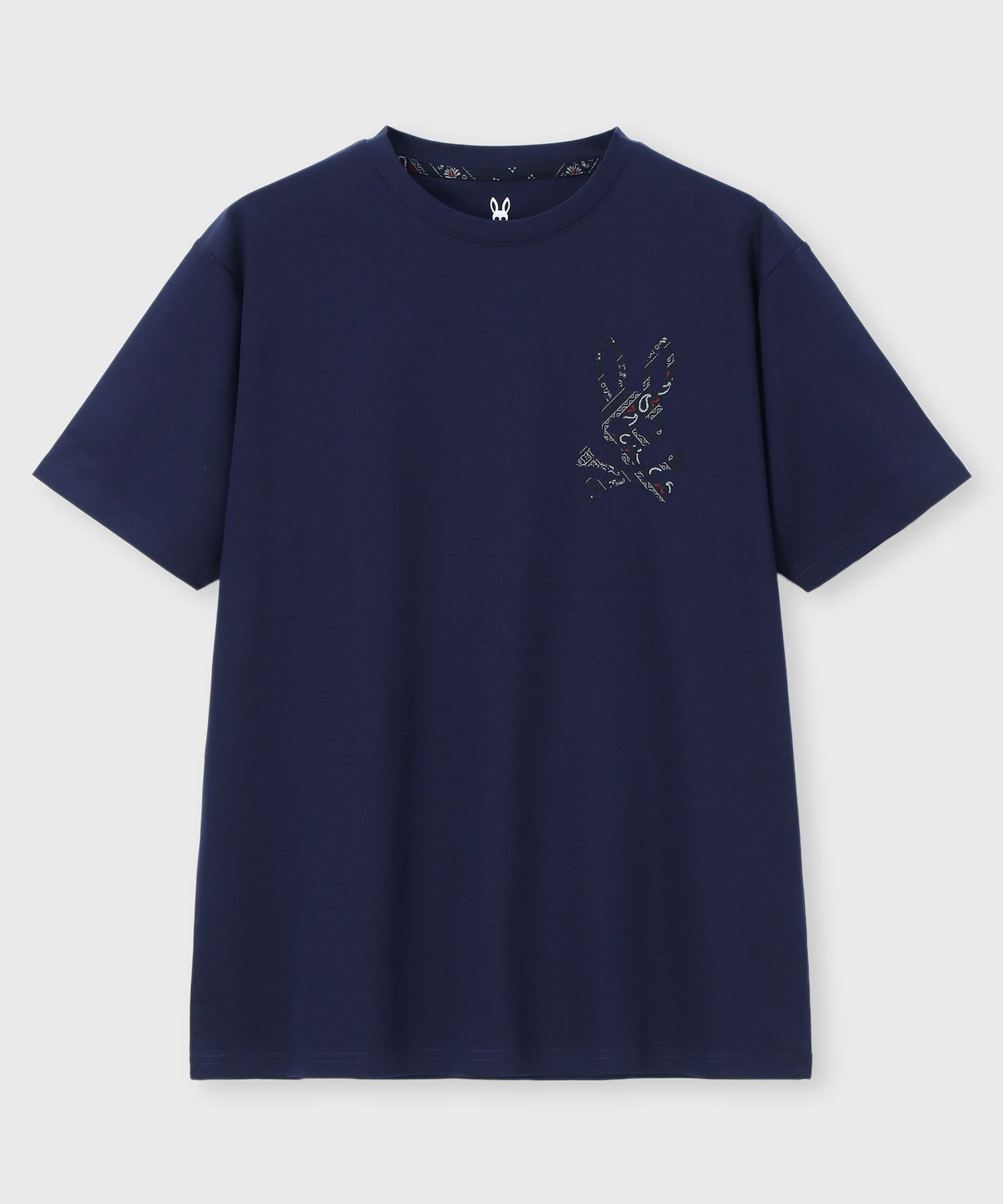 バンダナ柄ワンポイント Tシャツ｜Psycho Bunny｜サイコバニー