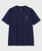 バンダナ柄ワンポイント Tシャツ